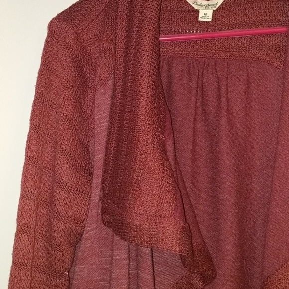 Lucky Brand waterfall cardigan sweater - Picture 2 of 5